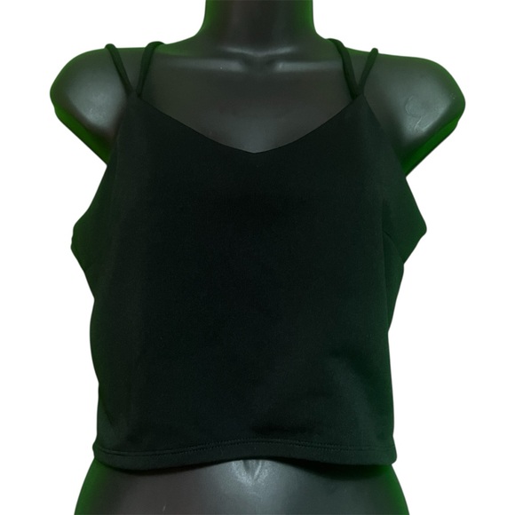 Express Black Double Strap Tank Top - Picture 1 of 3
